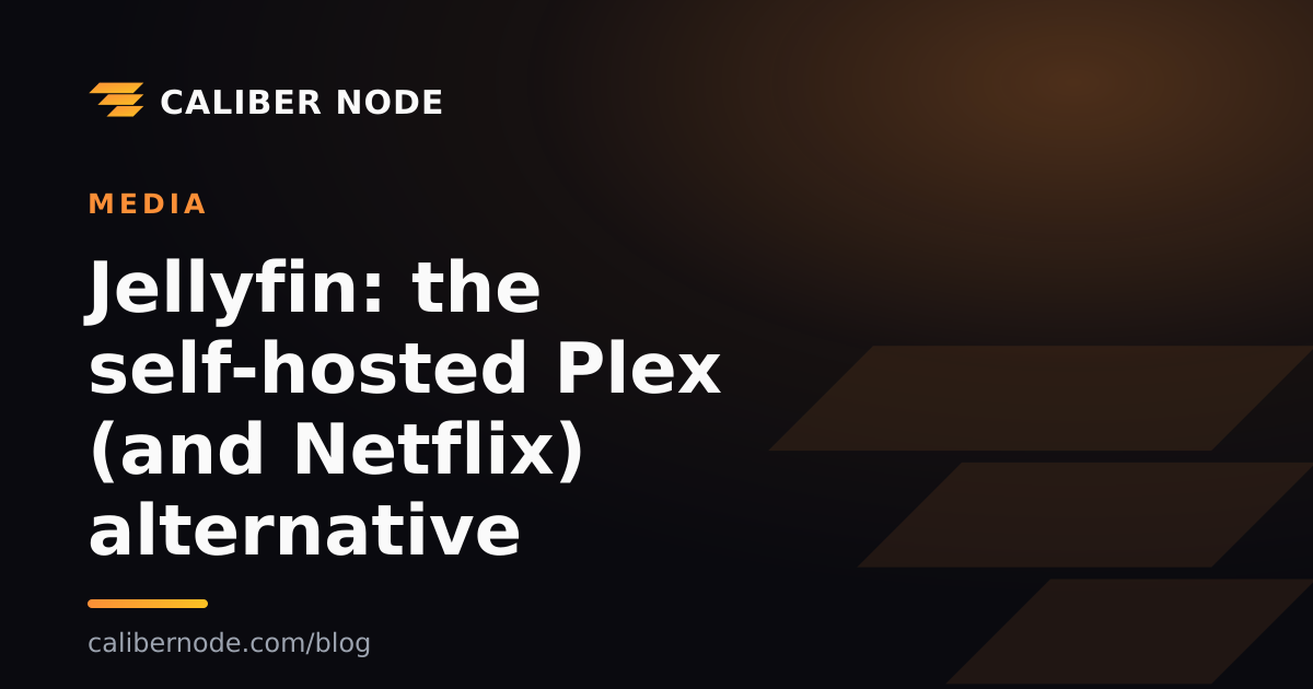 Jellyfin: the self-hosted Plex (and Netflix) alternative