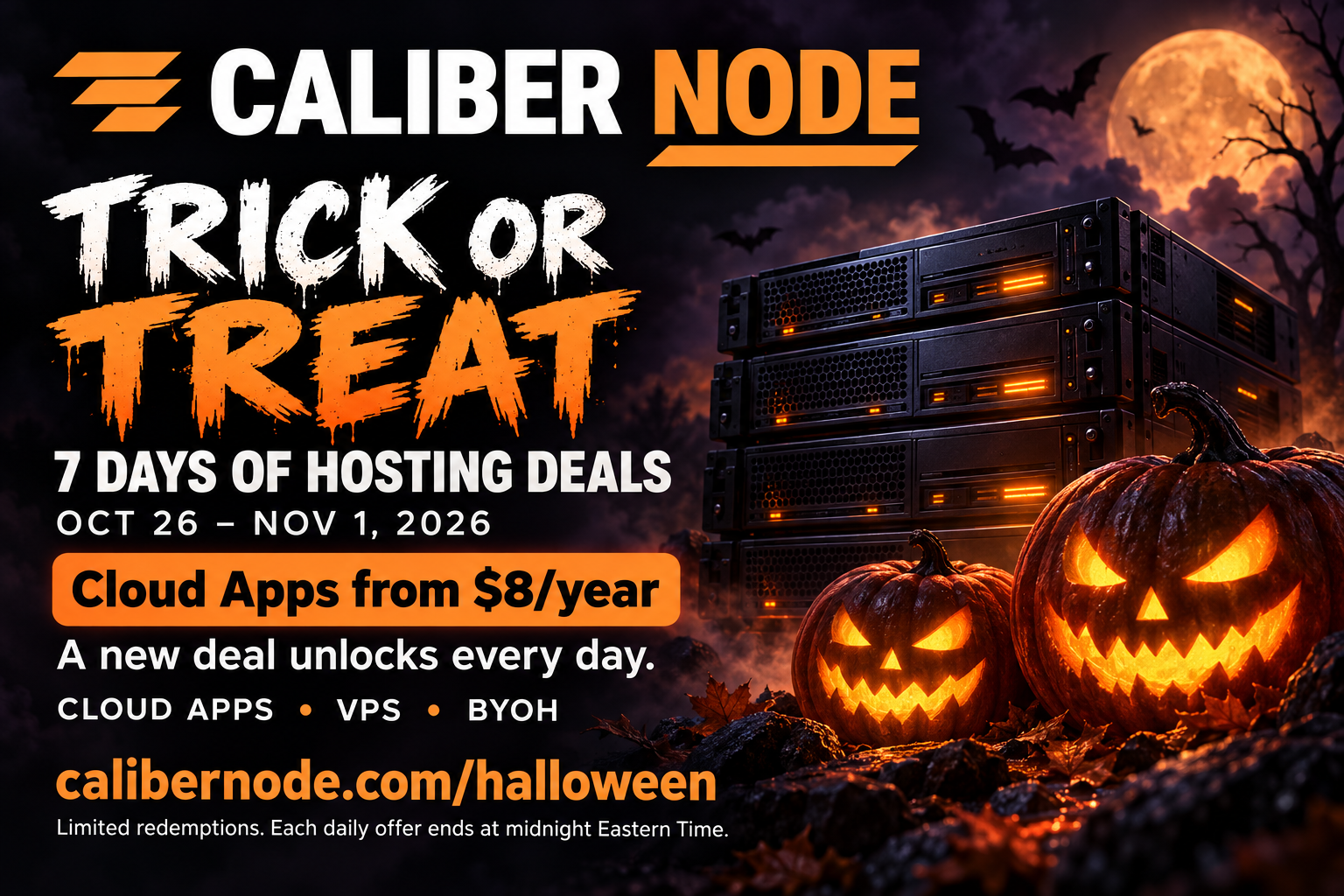 Caliber Node Halloween Sale